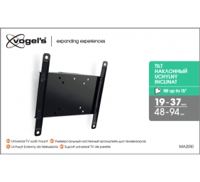 Vogels | Wall mount | MA2010-A1 Tilt | Tilt | 26-40 " | Maximum weight (capacity) 30 kg | Black