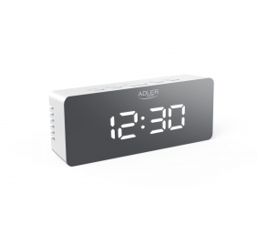 Adler | Alarm Clock | AD 1189W | Alarm function | White