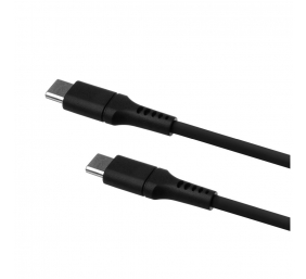 Fixed | Liquid Silicone Cable USB-C/USB-C, 1.2m, 60W | FIXDLS-CC12-BK