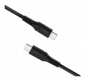 Fixed | Liquid Silicone Cable USB-C/USB-C, 1.2m, 60W | FIXDLS-CC12-BK