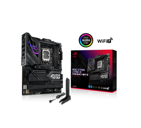 Asus | ROG STRIX Z790-E GAMING WIFI II | Processor family Intel | Processor socket LGA1700 | DDR5 DIMM | Supported hard disk drive interfaces SATA, M.2 | Number of SATA connectors 4