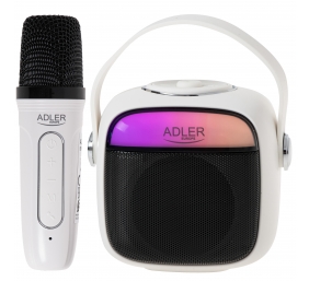 Karaoke Speaker With Microphone | AD 1199W | Bluetooth | White | Portable | Wireless connection