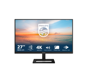 Philips 27E1N1800AE/00 | 27 " | IPS | 16:9 | 60 Hz | 4 ms | 3840 x 2160 pixels | HDMI ports quantity 2 | Black