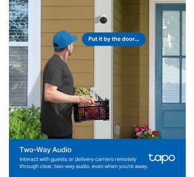 TP-LINK Smart Wire-Free Indoor/Outdoor Security Camera | Tapo C410 | Bullet | 3 MP | 3.17mm/F1.65 | H.264 | Micro SD, Max. 512