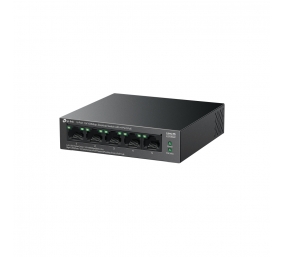 TP-LINK | 5-Port 10/100Mbps Switch with 4-Port PoE | LS105LP | Unmanaged | Desktop