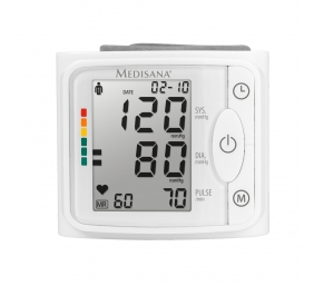 Medisana | Wrist Blood pressure monitor | BW 320 | Memory function | Number of users Multiple user(s) | Memory capacity 120 memory slots for each of 2 users | White | Wrist Blood pressure monitor