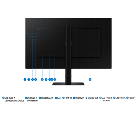 Samsung LS27D600UAUXEN | 27 " | IPS | QHD | 16:9 | 100 Hz | 5 ms | 2560 x 1440 pixels | 350 cd/m² | HDMI ports quantity 1 | Black