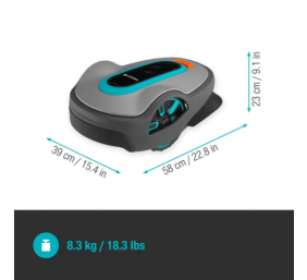 Gardena 15108-35 SILENO life 1500 m² Robotas vejapjovė
