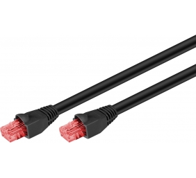 Goobay Outdoor Patch Cable | CAT 6/6A U/UTP | AWG 24/1 | Cable length: 15 m | Black