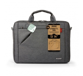 PORT DESIGNS | Sydney ECO | Fits up to size 13-14 " | Laptop case | Grey | Shoulder strap