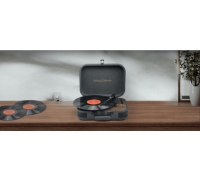 Muse Turntable Stereo System | MT-207 DGB | 2x5 W | Bluetooth | Black/Brown