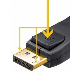 Goobay 49958 DisplayPort Cable, 4K@60 Hz | DisplayPort | 1 m