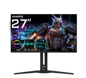 Gigabyte AORUS FO27Q2 | 27 " | OLED | QHD | 240 Hz | 0.03 ms | 2560 x 1440 pixels | 250 cd/m² | HDMI ports quantity 2