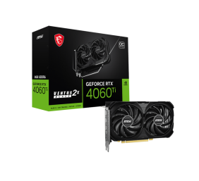 GeForce RTX 4060 Ti 8G VENTUS 2X BLACK E1 OC | NVIDIA | 8 GB | GeForce RTX 4060 Ti | GDDR6 | HDMI ports quantity 1 | PCI Express Gen 4 x16 (uses x8)