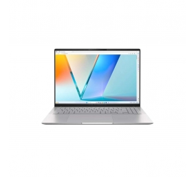 Asus Vivobook S 16 OLED M5606UA-MX078W | Silver | 16 " | OLED | 3.2K | 3200 x 2000 pixels | Glossy | AMD Ryzen 7 | 8845HS | 16 GB | LPDDR5X | Solid-state drive capacity 1000 GB | AMD Radeon Graphics | Windows 11 Home | 802.11ax | Bluetooth version 5.3 | K