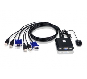 Aten 2-Port USB VGA Cable KVM Switch with Remote Port Selector | Aten | KVM  Cable KVM Switches  CS22U Search Product or keyword   2-Port USB VGA Cable KVM Switch with Remote Port Selector