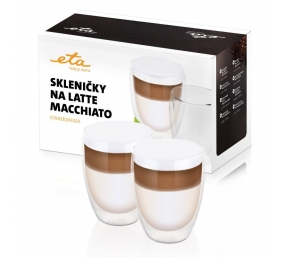 ETA | Latte Macchiato Glasses | ETA418193020 | For coffee | 2 pc(s) | Dishwasher proof