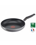 TEFAL Super Start Pan | C2730653 | Frying | Diameter 28 cm | Suitable for induction hob | Fixed handle | Black