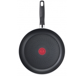 TEFAL Super Start Pan | C2730653 | Frying | Diameter 28 cm | Suitable for induction hob | Fixed handle | Black