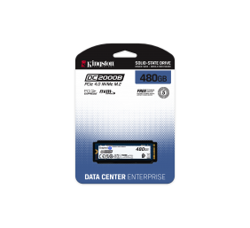 Kingston SSD | DC2000B | 480 GB | SSD form factor M.2 2280 | Solid-state drive interface PCIe NVMe Gen 4.0 (x4) | Read speed 7000 MB/s | Write speed 800 MB/s