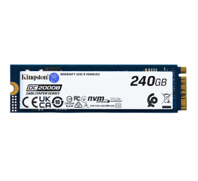 Kingston SSD | DC2000B | 240 GB | SSD form factor M.2 2280 | Solid-state drive interface PCIe NVMe Gen 4.0 (x4) | Read speed 4500 MB/s | Write speed 400 MB/s