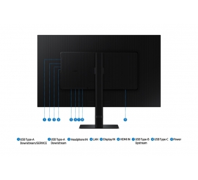 Samsung LS32D800UAUXEN | 32 " | VA | UHD | 16:9 | 60 Hz | 5 ms | 3840 x 2160 pixels | 350 cd/m² | Black