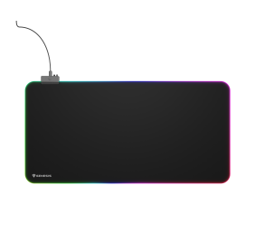 Genesis Mouse Pad | Boron 500 XXL RGB | Mouse pad | 400 x 800 x 4 mm | Black