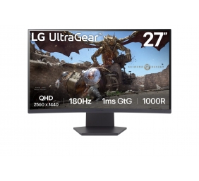 LG 27GS60QC-B | 27 " | VA | QHD | 16:9 | 180 Hz | 1 ms | 2560 x 1440 pixels | 300 cd/m² | HDMI ports quantity 2