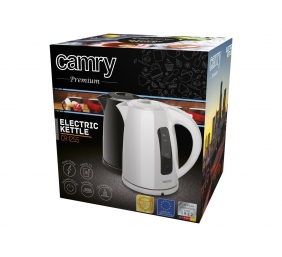 Camry | Kettle | CR 1255 | Standard | 2200 W | 1.7 L | Plastic | 360° rotational base | Black