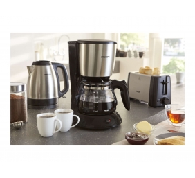 Philips Coffee Maker | HD7462/20 Daily Collection | Drip | 1000 W | Black/Metal