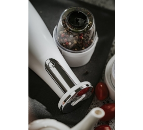 Adler | Electric Salt and pepper grinder | AD 4449w | Grinder | 7 W | Housing material ABS plastic | Lithium | Mills with ceramic querns; Charging light; Auto power off after: 3 minutes; Fully charged for 120 minutes of continuous use; Charging time: 2.5 