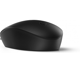 HP 125 USB Wired Mouse, Sanitizable - Black