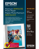 Epson Premium Semigloss Photo Paper 10x15cm, 251g/m2, 50 sheets