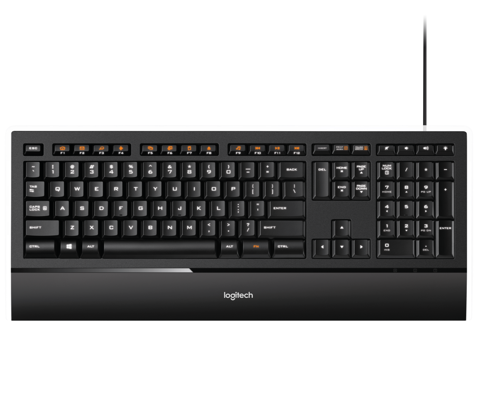 illuminated keyboard k740 logitech