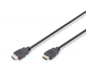 Digitus | HDMI High Speed with Ethernet Connection Cable | Black | HDMI male (type A) | HDMI male (type A) | HDMI to HDMI | 2 m