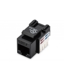 Class E CAT 6 Keystone Jack | DN-93601 | Unshielded RJ45 to LSA | Cable installation via LSA strips, color coded according to EIA/TIA 568 A & B; The Cat 6 keystone module supports transmission speeds of up to 1 GBit/s & 250 MHz in connection with cat 6 or