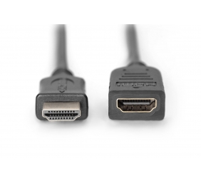 Digitus | HDMI High Speed extension cable | AK-330201-050-S | Type A M/F HDMI Female (type A) | HDMI Male (type A)