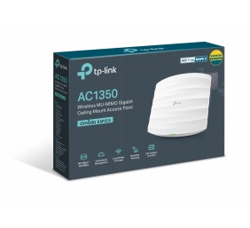 TP-LINK | Access Point | EAP225 | 802.11ac | 2.4GHz/5GHz | 450+867 Mbit/s | 10/100/1000 Mbit/s | Ethernet LAN (RJ-45) ports 1 | MU-MiMO Yes | PoE in | Antenna type 5xInternal