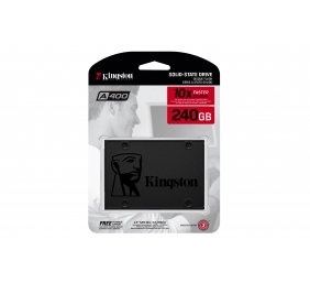 Kingston | A400 | 240 GB | SSD form factor 2.5" | Solid-state drive interface SATA | Read speed 500 MB/s | Write speed 350 MB/s