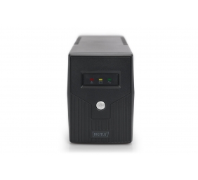 Digitus | Line-Interactive UPS | Line-Interactive UPS DN-170063, 600VA, 360W, 1x 12V/7Ah battery, 2x CEE 7/7 outlet, 2x RJ-11, 1x USB 2.0 type B, LED, Simulated Sine Wave, 298x101x142mm, 4.35kg | 600 VA | 360 W