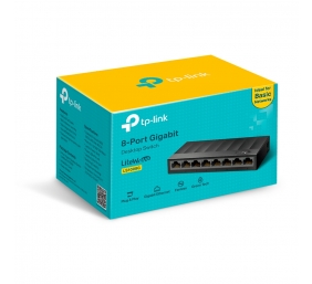 TP-LINK | Desktop Switch | LS1008G | Unmanaged | Desktop | Power supply type External