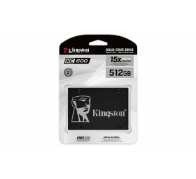 Kingston | KC600 | 512 GB | SSD form factor 2.5" | Solid-state drive interface SATA | Read speed 550 MB/s | Write speed 520 MB/s