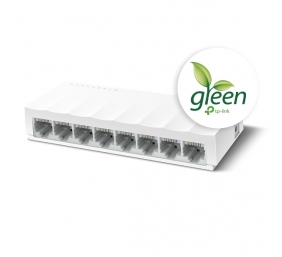 TP-LINK | 8-Port 10/100Mbps Desktop Network Switch | LS1008 | Unmanaged | Desktop | Power supply type External