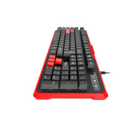 GENESIS RHOD 110 Gaming Keyboard, US Layout, Wired, Red | Genesis | RHOD 110 | Gaming keyboard | Wired | US | 1.7 m | Red, Black