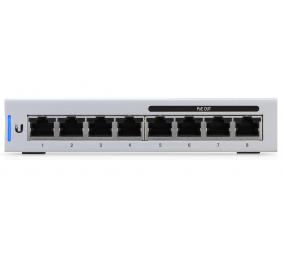 Ubiquiti | Switch | Unifi US-8-60W | Web managed | Desktop | 1 Gbps (RJ-45) ports quantity 8 | PoE ports quantity 8 | PoE/Poe+ ports quantity 8 | Power supply type internal 60W | 12 month(s)