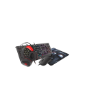 GENESIS COMBO set 4in1 cobalt 330 rgb keyboard + mouse +headphones + mousepad, us layout | Genesis | Wired | On-Ear | COMBO set 4in1 cobalt 330