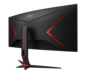 AOC | Gaming Monitor | CU34G2X | 34 " | VA | QHD | 21:9 | 144 Hz | 1 ms | 3440 x 1440 pixels | 300 cd/m² | Headphone out (3.5 mm) | HDMI ports quantity 2 | Black