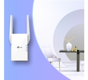 TP-LINK | Extender | RE505X | 802.11ax | 2.4GHz/5GHz | 300+1200 Mbit/s | 10/100/1000 Mbit/s | Ethernet LAN (RJ-45) ports 1 | MU-MiMO No | no PoE | Antenna type 2xExternal