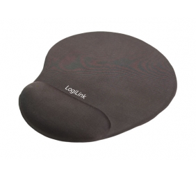 Mousepad with Gel Wrist Rest Support, | Logilink | ID0027 | Black