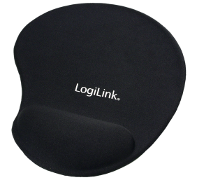 Mousepad with Gel Wrist Rest Support, | Logilink | ID0027 | Black